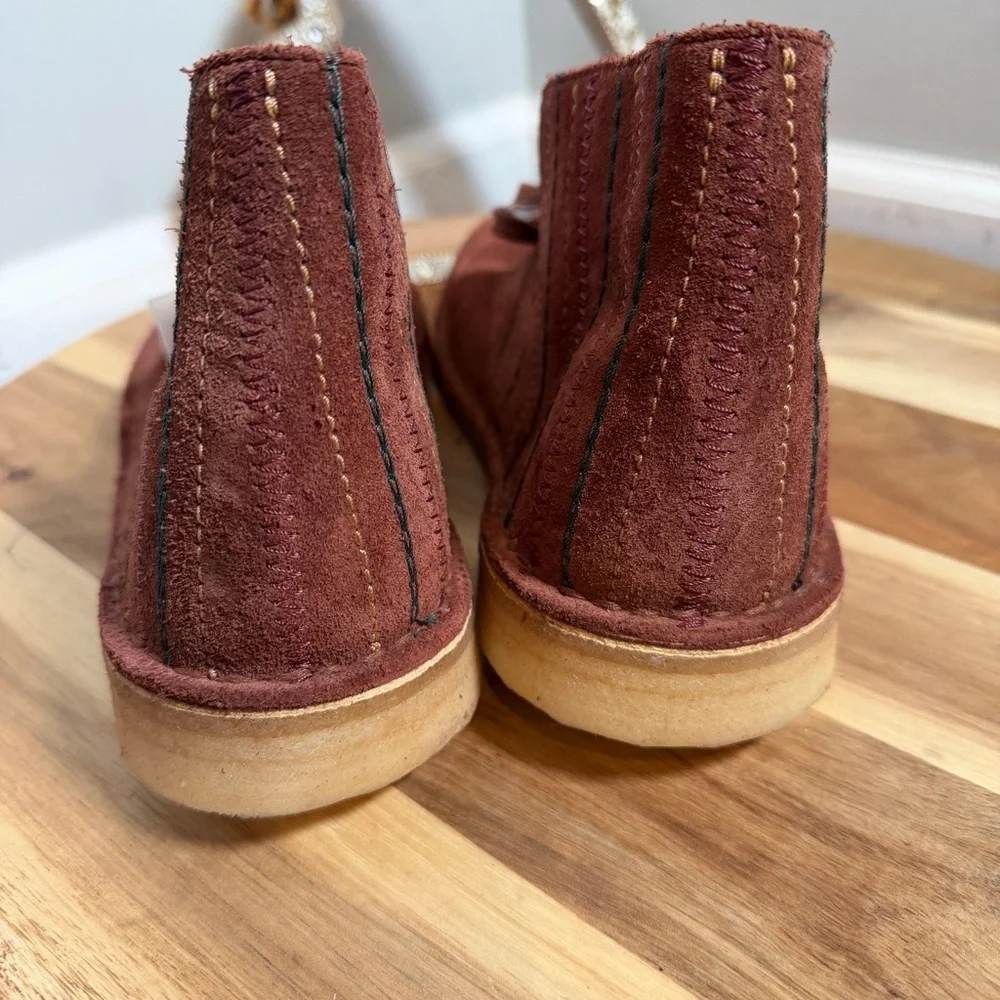 Clarks Original Desert Boot Chukka Cabincore Academia Folkcore Sz 8M Rust Brown